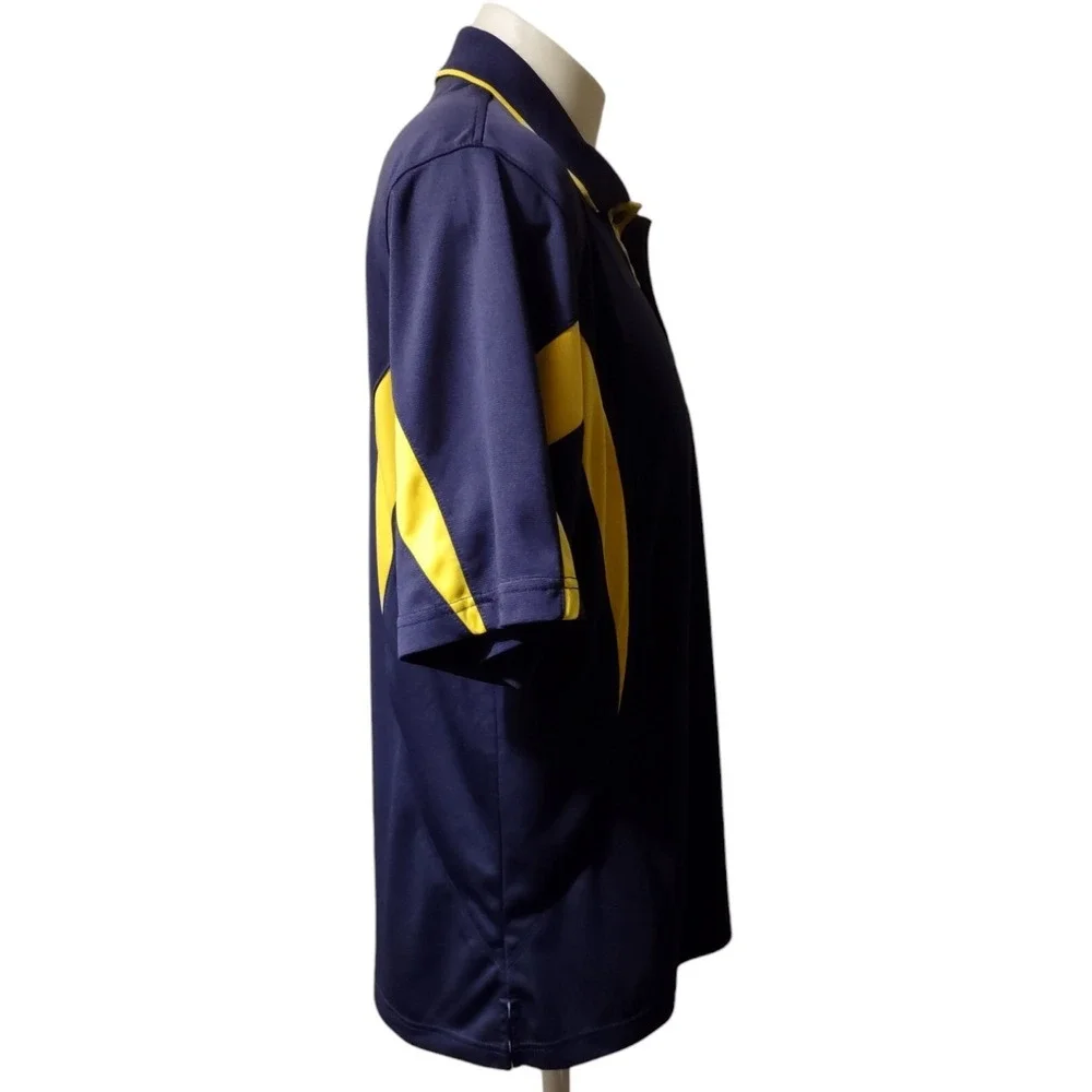 U of‎ M Polo Men's Shirt Large University of Michigan Embroidered MI Logo Golf